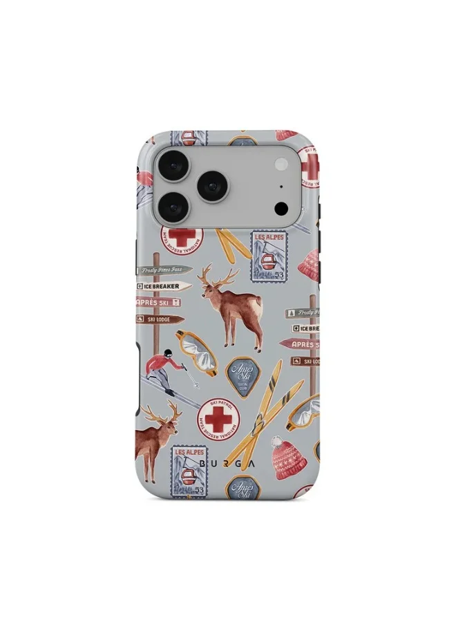 Burga iPhone 17 Pro Max Les Alpes Burga iPhone 17 Pro Max Les Alpes Premium Case Compatible with Hybrid Dual-Layer Hard Shell + Silicone Protection - Scratch-Resistant Shockproof Mobile Cover  | Best Price UAE
